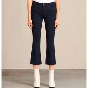 All Saints Heidi Cropped Jeans in Dark‎ Wash